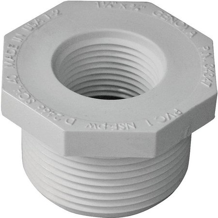LASCO Reducer Bushing, 114 x 34 in, MPT x FPT, PVC, SCH 40 Schedule 439167BC